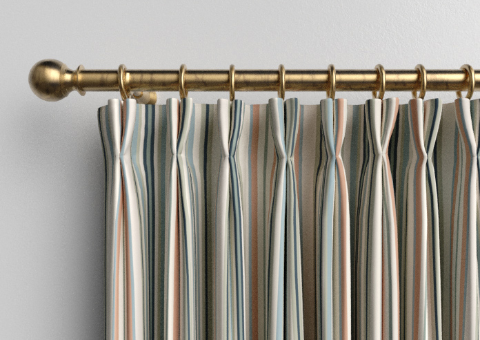 The British Stripe Co. Elizabeth, Polzeath No.1 - Made to Measure Curtains - Image 10